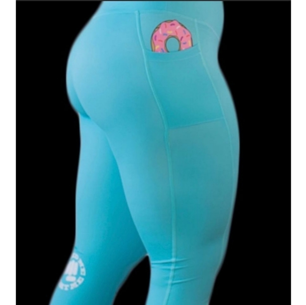 Feed Me Fight Me donut leggings